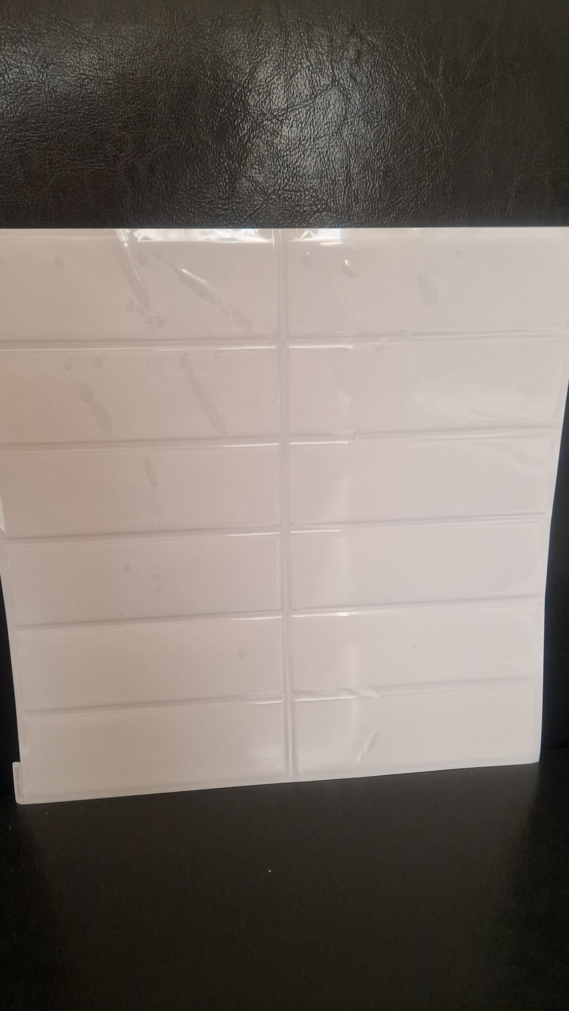 Panele ścienne 3D samoprzylepne Art3d białe 30,5 × 30,5 cm – zestaw 10 szt.