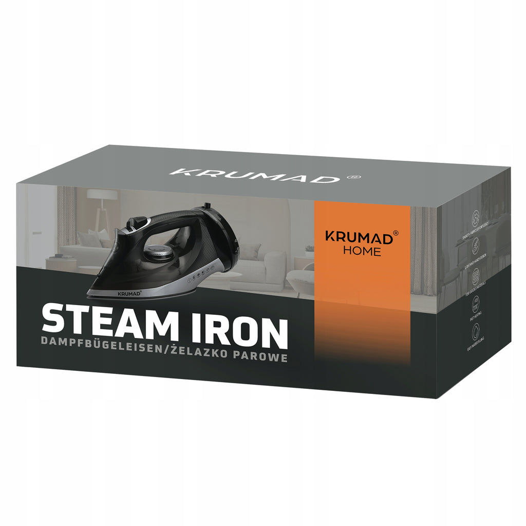 ŻELAZKO BEZPRZEWODOWE PAROWE CERAMICZNA STOPA DUŻA MOC 2600W 330 ML
