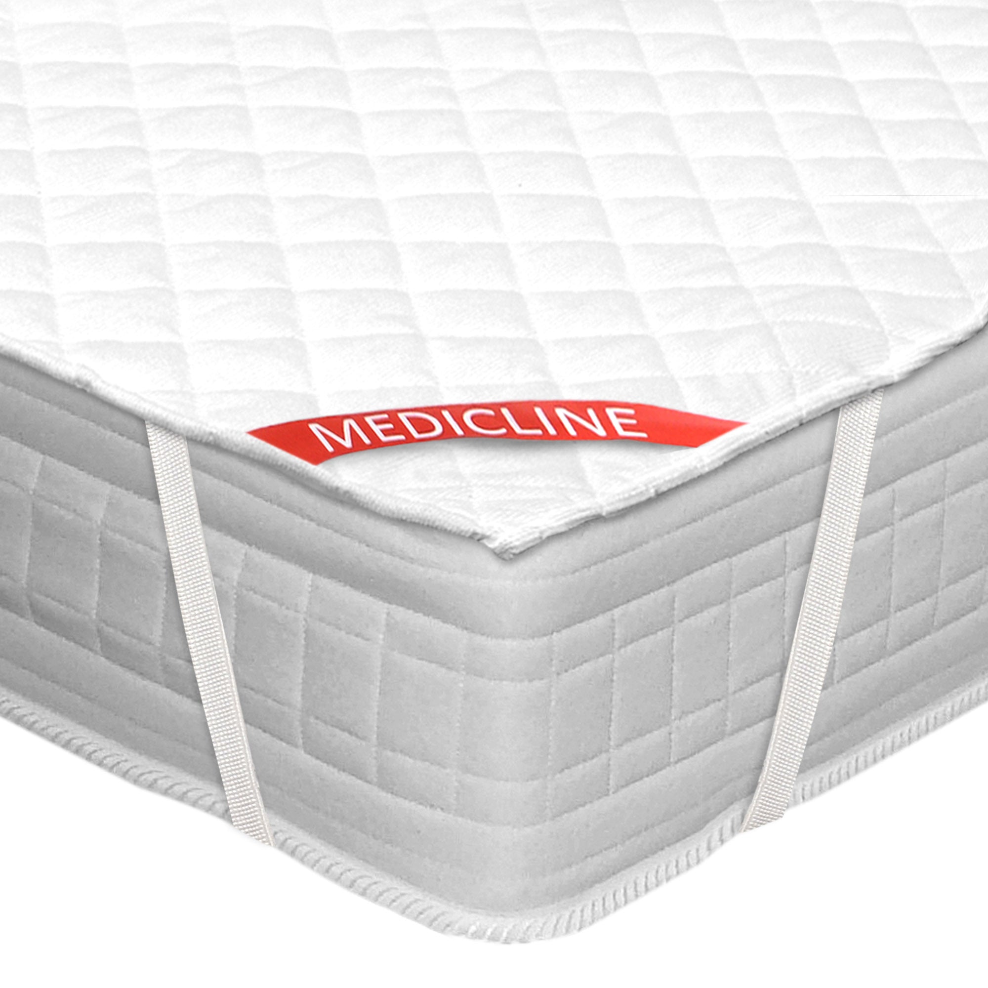 Nakładka / ochraniacz na materac wodoodporna pikowana ultradźwiękowo premium 200x220cm biała