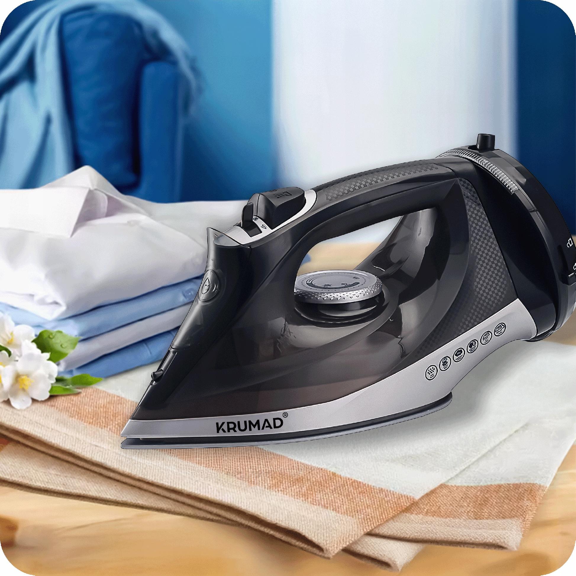 ŻELAZKO BEZPRZEWODOWE PAROWE CERAMICZNA STOPA DUŻA MOC 2600W 330 ML