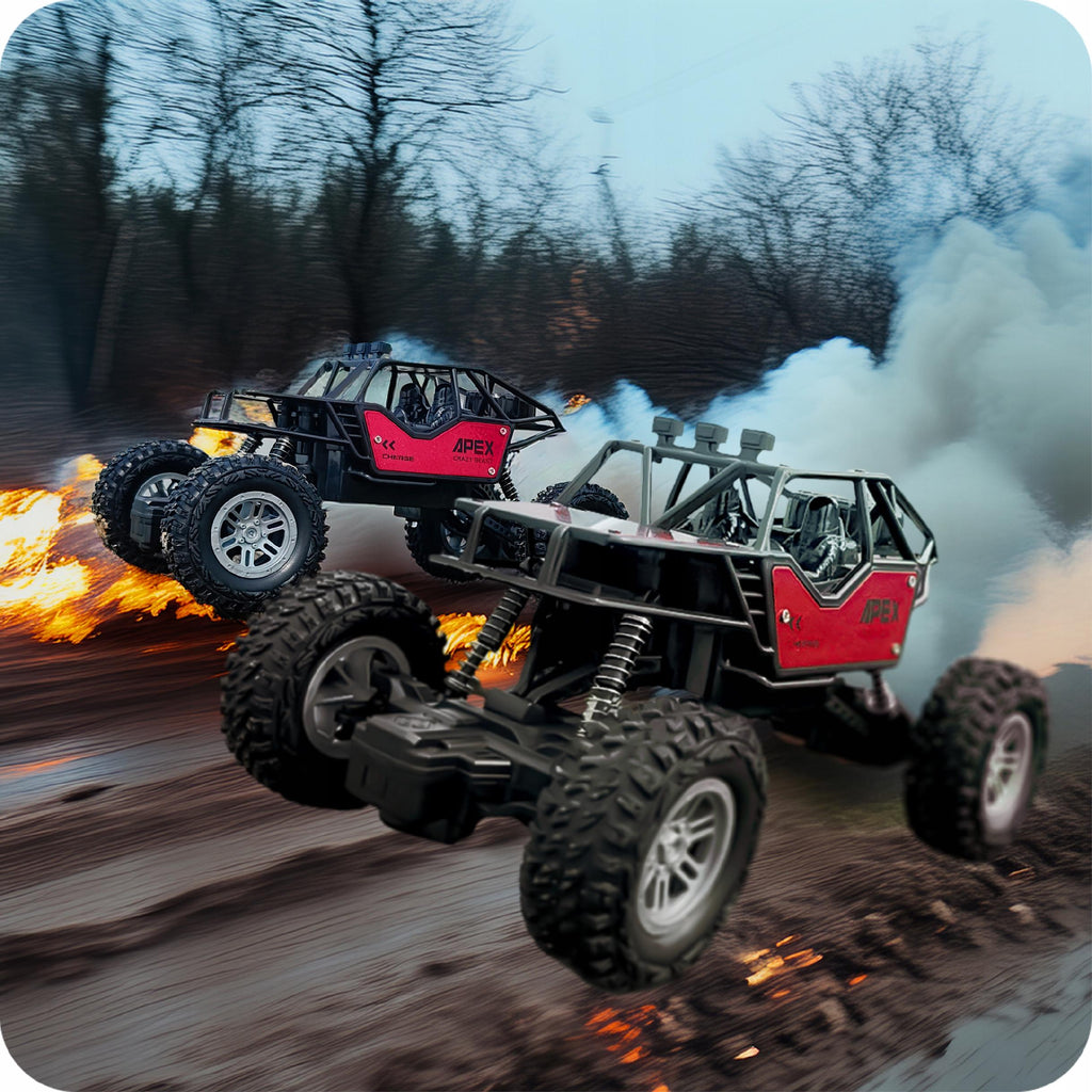 SAMOCHÓD ZDALNIE STEROWANY AUTO RC TERENOWY PILOT DUŻY + 2 AKUMULATORY 1:18