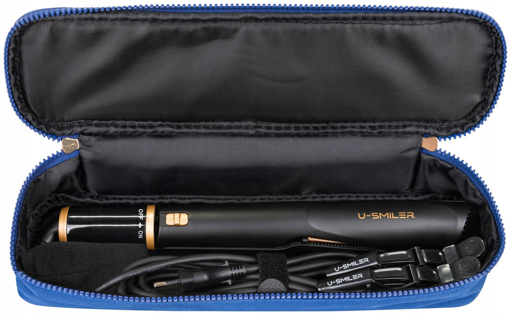 PROSTOWNICA LOKÓWKA DO WŁOSÓW Z JONIZACJĄ CERAMICZNA 2w1 ETUI + RĘKAWICZKA