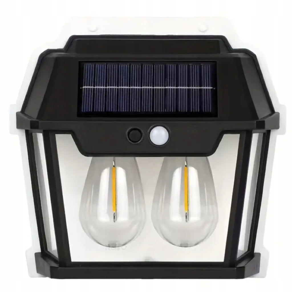 Lampa Solarna Latarnia Z Czujnikiem Zmierzchu Ruchu Elewacyjna Kinkiet