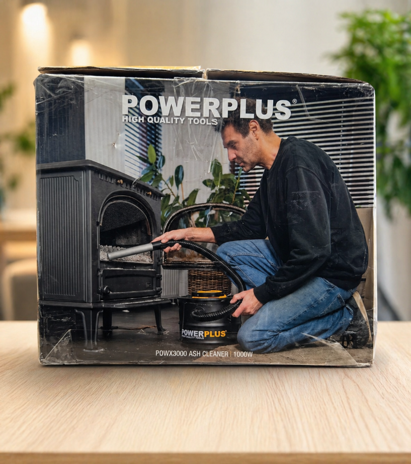 PowerPlus POWX3000 odkurzacz do popiołu 1000W 15L bez rury/węża