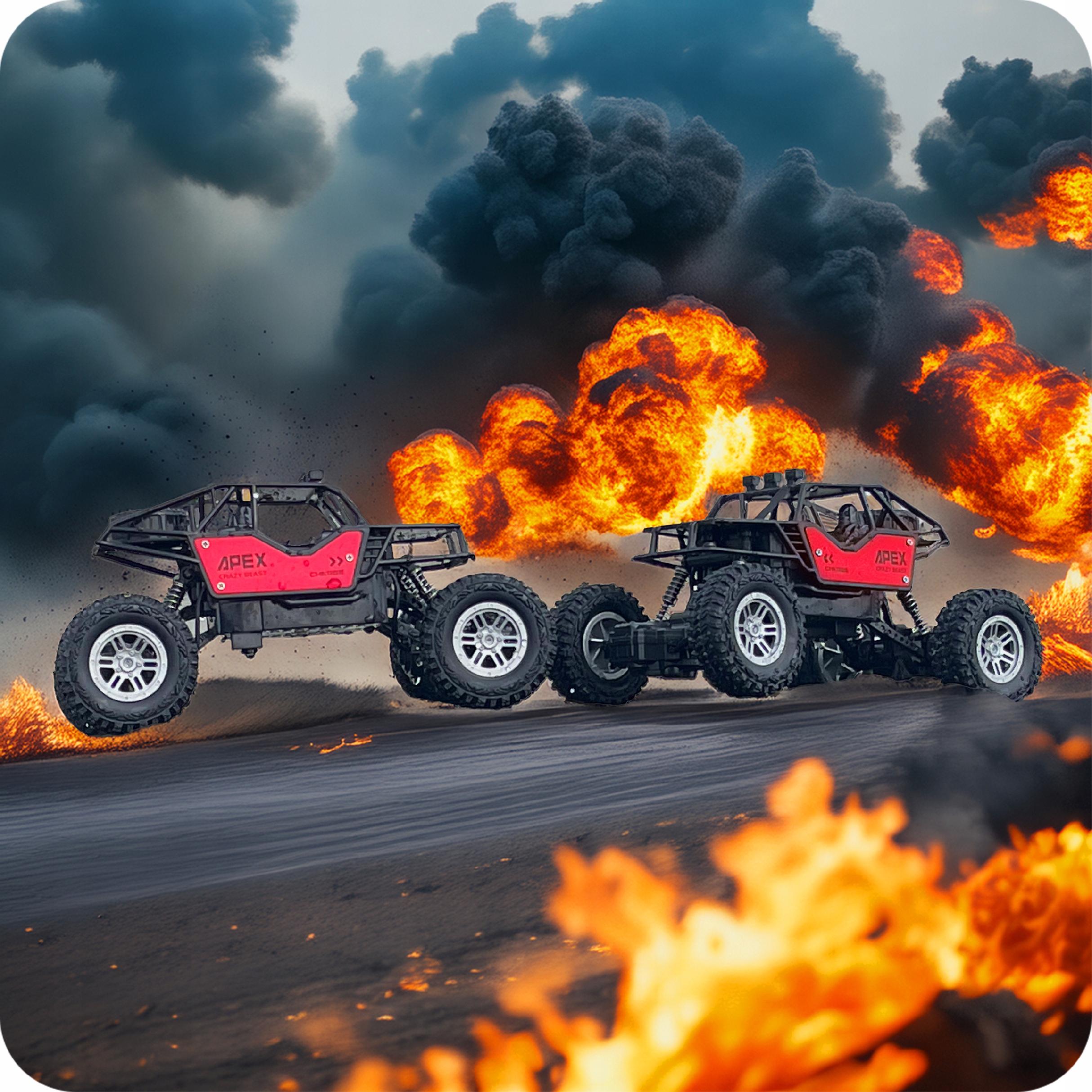SAMOCHÓD ZDALNIE STEROWANY AUTO RC TERENOWY PILOT DUŻY + 2 AKUMULATORY 1:18