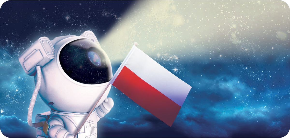 PROJEKTOR GWIAZD LAMPKA NOCNA LED ASTRONAUTA DLA DZIECI RZUTNIK PILOT 5 GEN