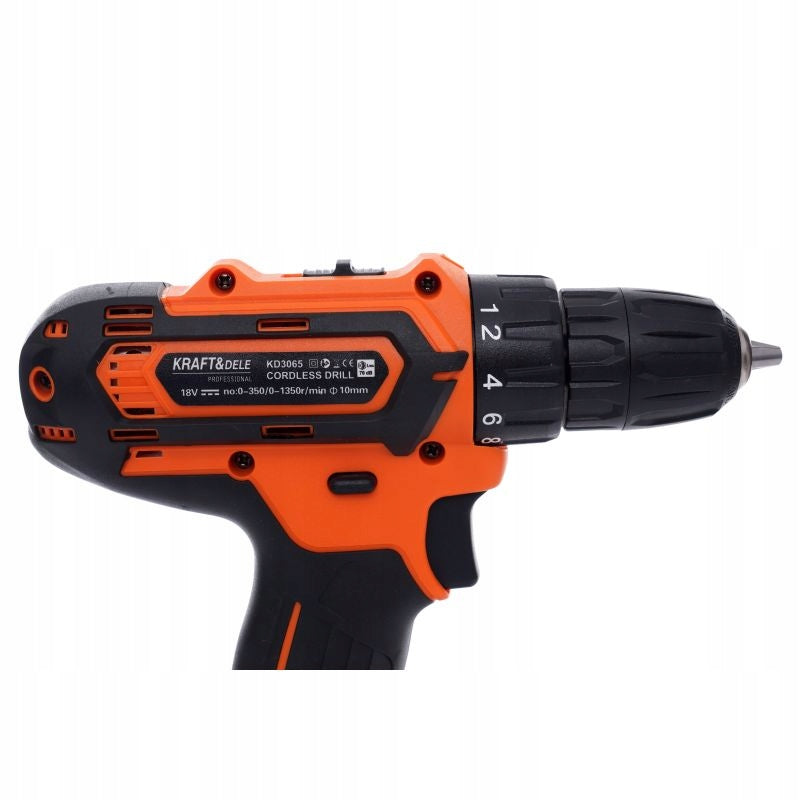 WIERTARKO WKRĘTARKA AKUMULATOROWA 18V 1300mAh 2 BIEGOWA KD3065