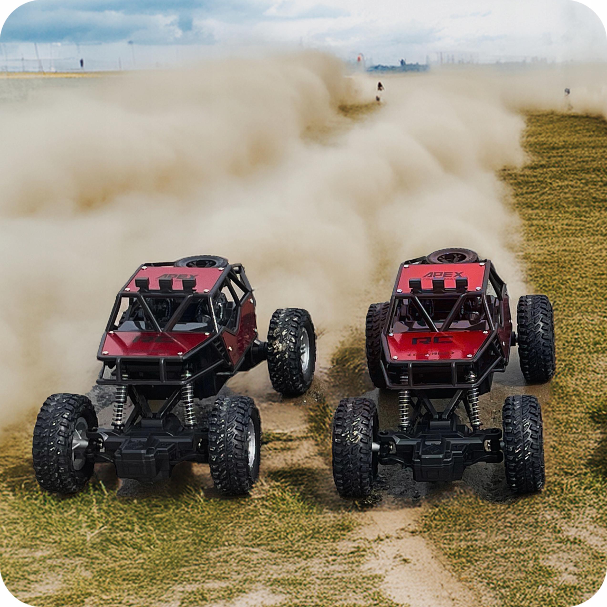 SAMOCHÓD ZDALNIE STEROWANY AUTO RC TERENOWY PILOT DUŻY + 2 AKUMULATORY 1:18