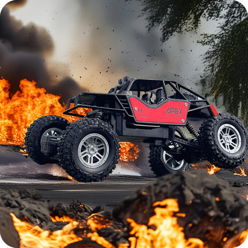 SAMOCHÓD ZDALNIE STEROWANY AUTO RC TERENOWY PILOT DUŻY + 2 AKUMULATORY 1:18