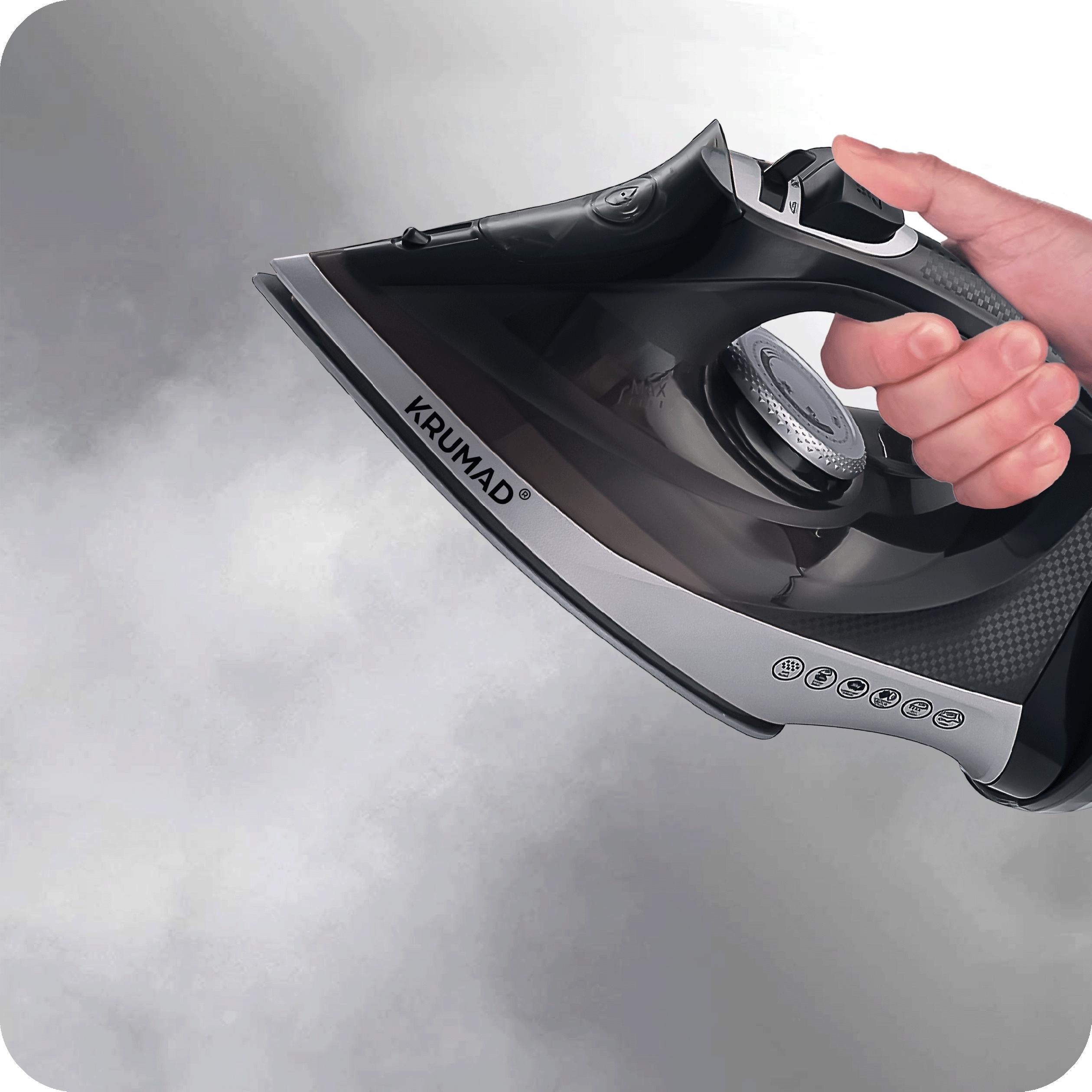 ŻELAZKO BEZPRZEWODOWE PAROWE CERAMICZNA STOPA DUŻA MOC 2600W 330 ML