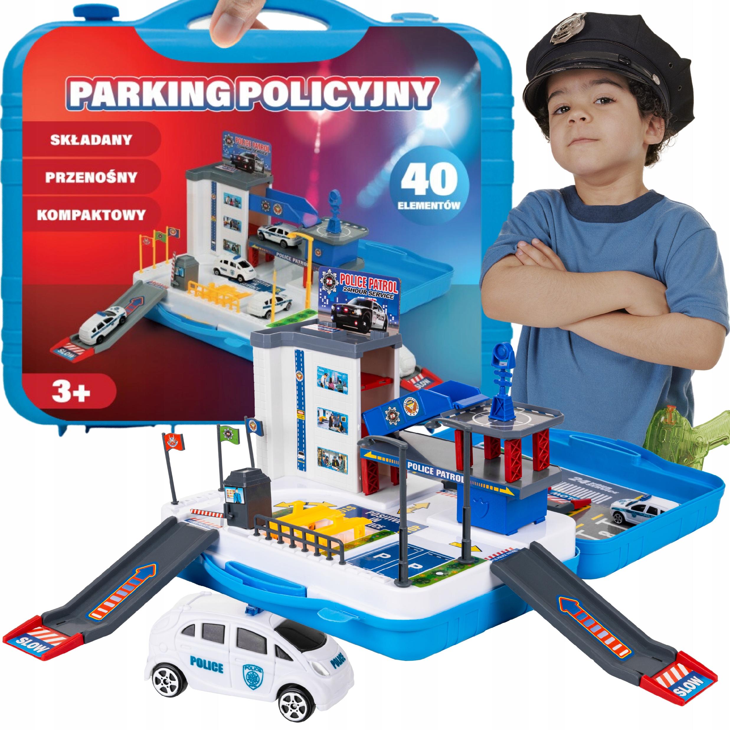 PARKING POLICYJNY WALIZKA GARAŻ 40 el. RADIOWÓZ