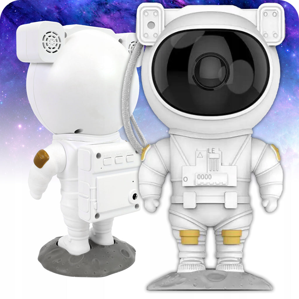 PROJEKTOR GWIAZD LAMPKA NOCNA LED ASTRONAUTA DLA DZIECI RZUTNIK PILOT 5 GEN