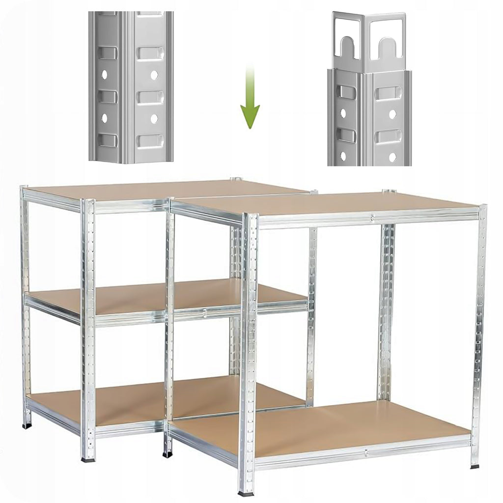 REGAŁ MAGAZYNOWY METALOWY DO GARAŻU PIWNICY 5 PÓŁEK 180x90x40 cm 875 kg
