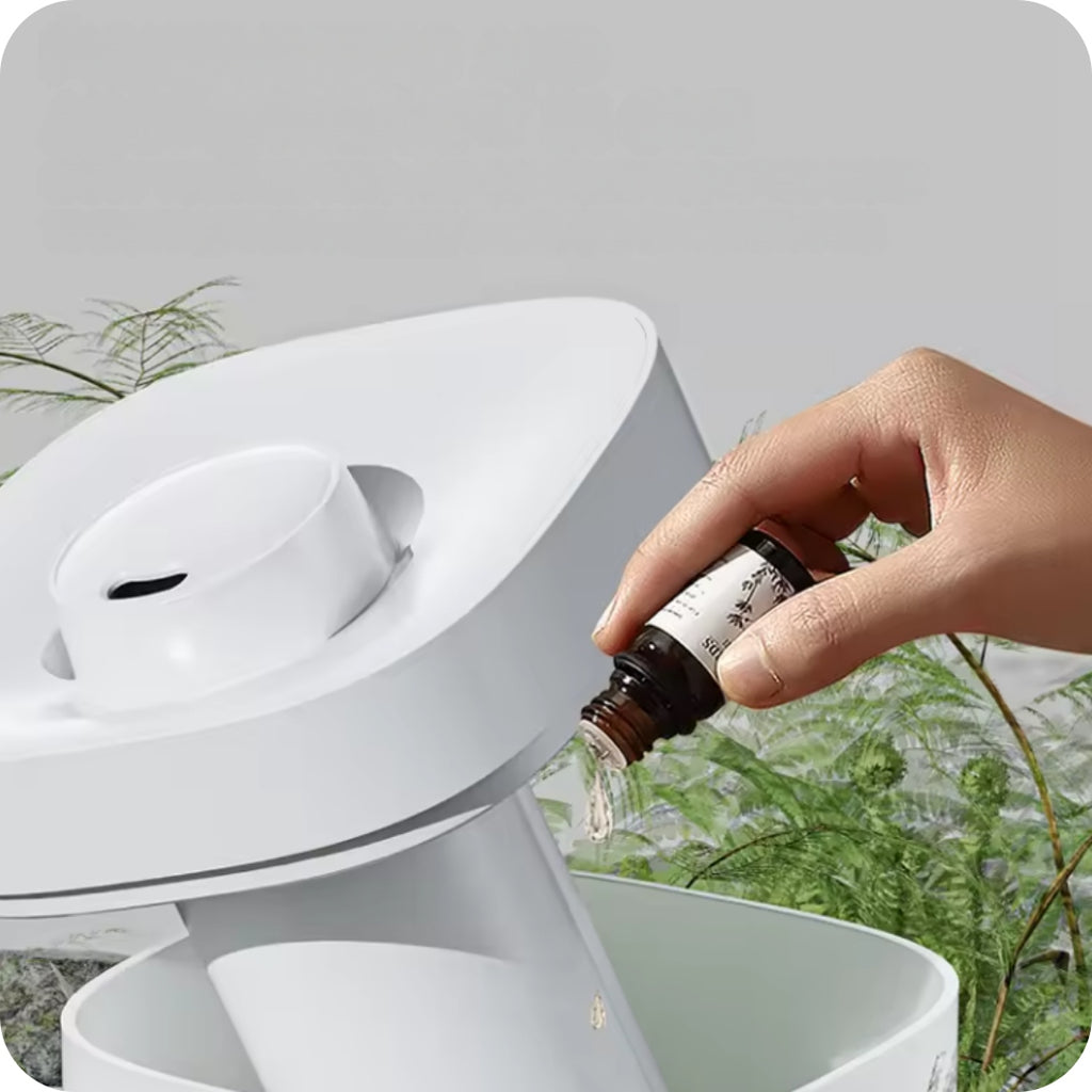 Nawilżacz Powietrza Dyfuzor Ultradźwiękowy JONIZATOR Aromaterapia CICHY 3.5