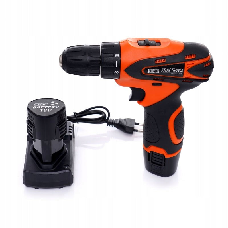 WKRĘTARKA WIERTARKA AKUMULATOROWA 18V 1300mAh LED WALIZKA KD3066