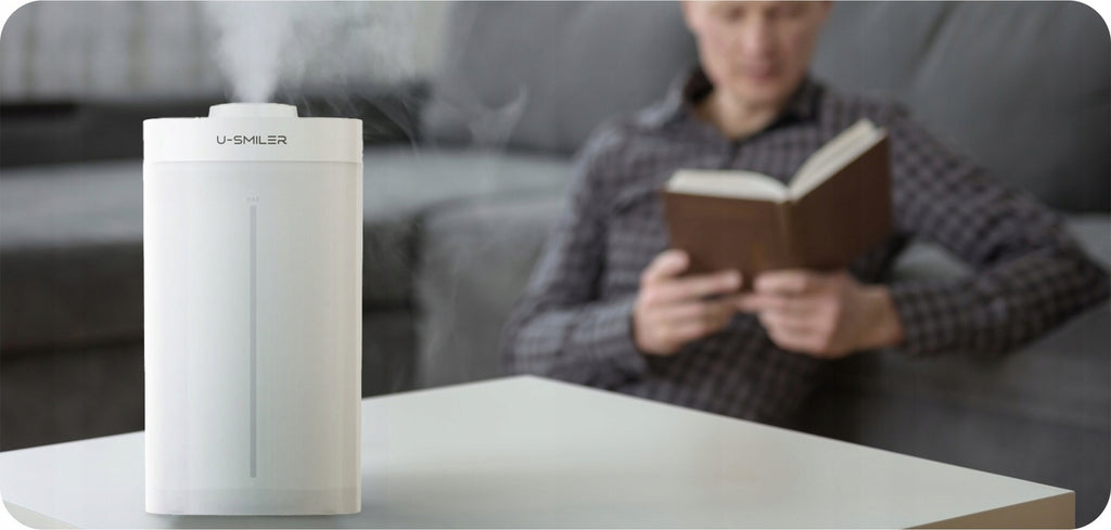 Nawilżacz Powietrza Dyfuzor Ultradźwiękowy JONIZATOR Aromaterapia CICHY 3.5