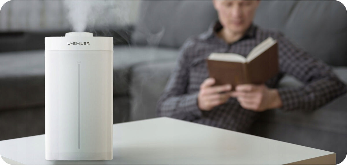 Nawilżacz Powietrza Dyfuzor Ultradźwiękowy JONIZATOR Aromaterapia CICHY 3.5